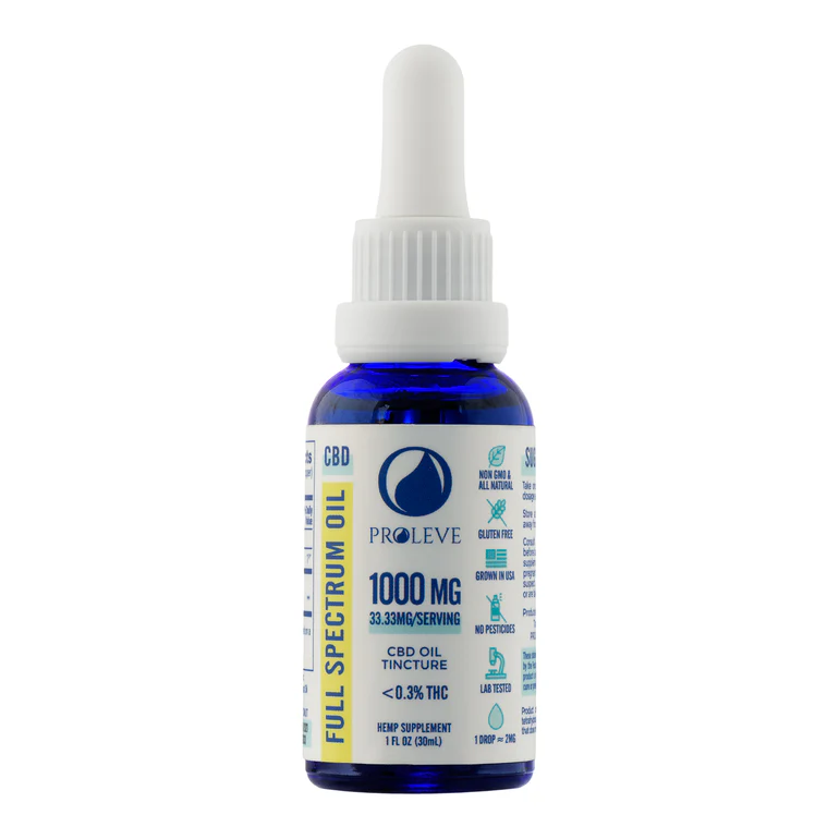 Proleve 1000mg Full Spectrum CBD Tincture