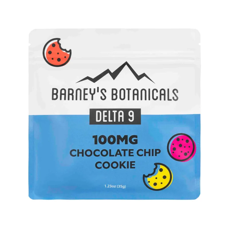 Barney's 100mg Delta 9 THC Chocolate Chip Cookie