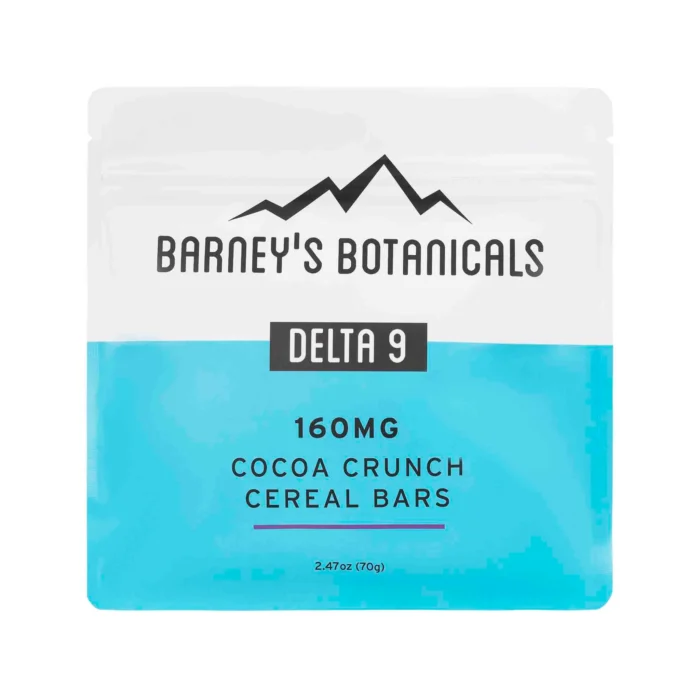 Barney's 160mg Delta 9 THC Cereal Bars - Cocoa Crunch