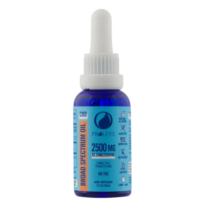 Proleve 2500mg Broad Spectrum CBD Tincture