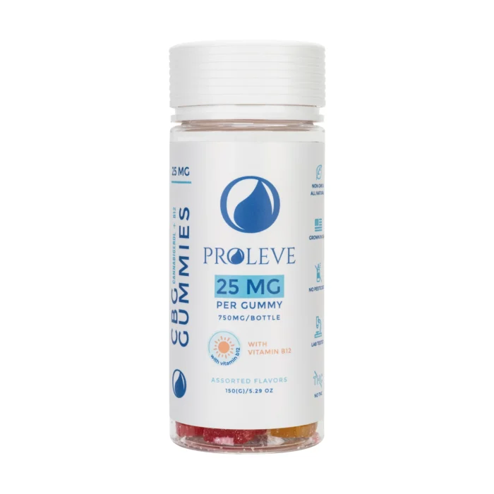 Proleve 25mg CBD-B12 Gummy