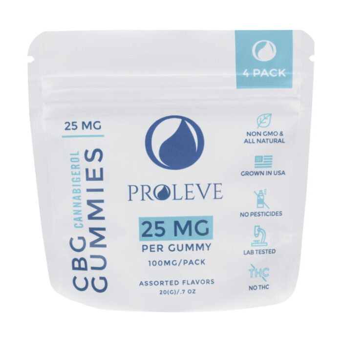 Proleve 25mg CBG Gummy 4ct