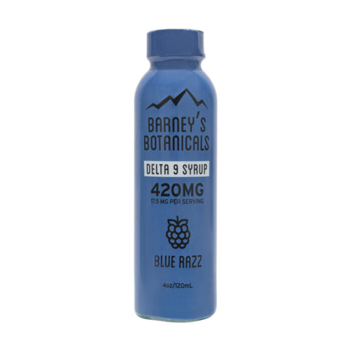 Barney's Botanicals Delta 9 Syrup Blue Razz