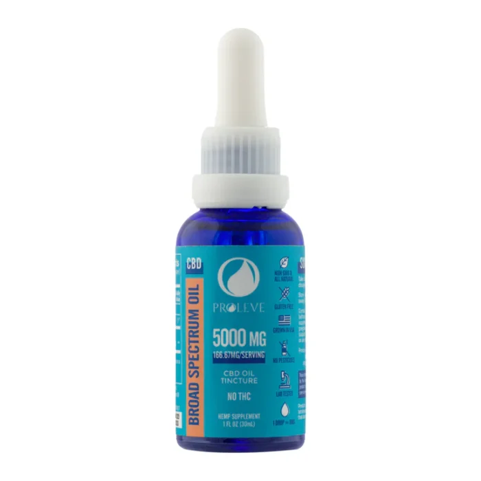 Proleve 5000mg Broad Spectrum CBD Tincture