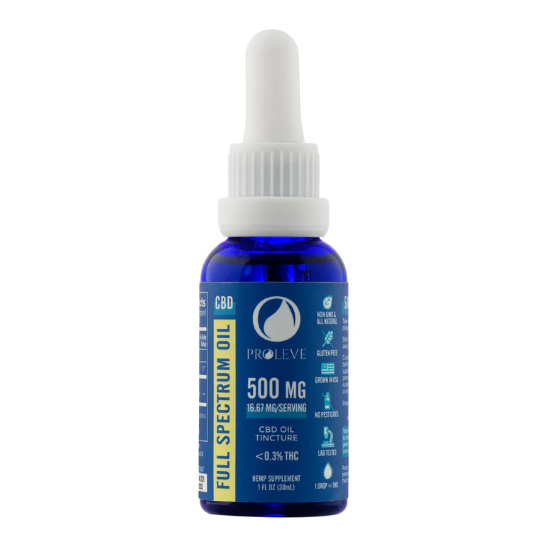 Proleve 500mg Full Spectrum CBD Tincture