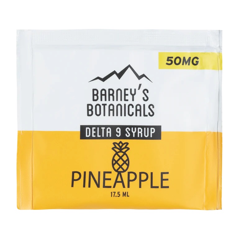 Barney's Botanicals 50mg Delta 9 THC Shot - Pineapple