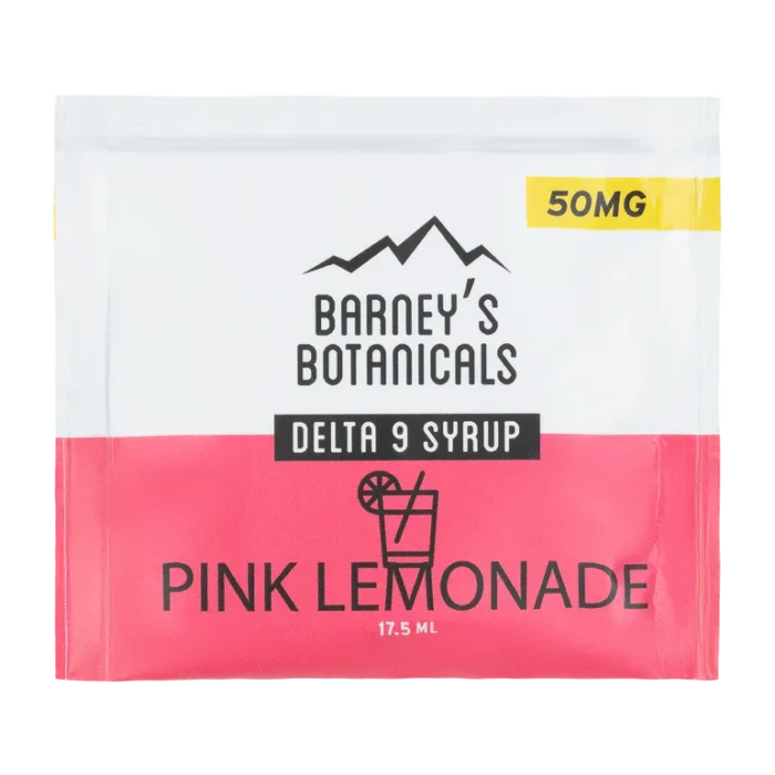 Barney's Botanicals 50mg Delta 9 THC Shot - Pink Lemonade