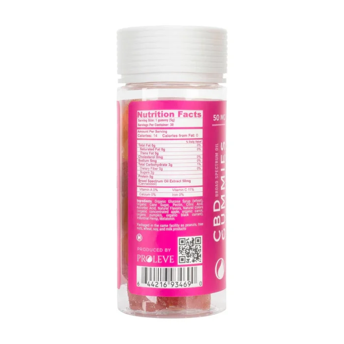 Proleve 50mg PM BSO Gummy 30ct - Pink Edition - Image 2