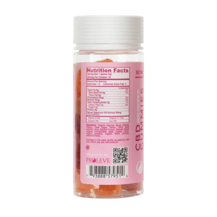 Proleve 50mg BSO Gummy 30ct - Pink Edition - Image 2