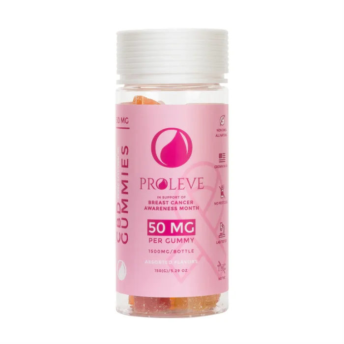 Proleve 50mg BSO Gummy 30ct - Pink Edition