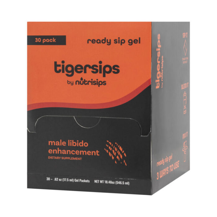 Tigersips Male Libido Supplement 30 Count Box