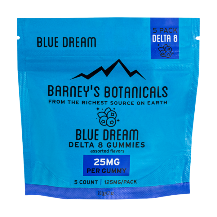 Barney's 25mg Blue Dream Terpene Gummies 5ct