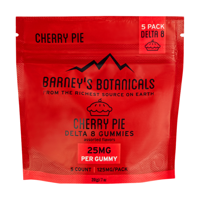 Barney's 25mg Cherry Pie Terpene Gummies 5ct