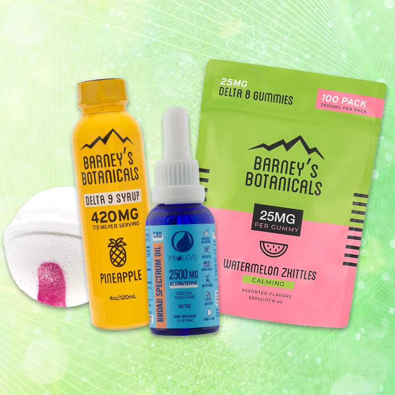 Barneys Botanicals Hemp Edibles, Tinctures, Topicals and More