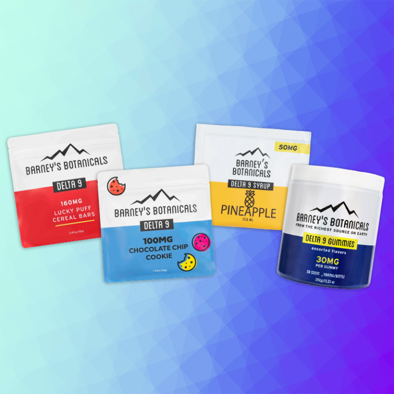 Barneys Botanicals Legal Delta 9 THC Edibles