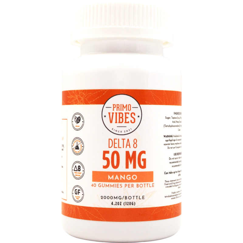 Primo Vibes 50mg Delta 8 Gummies