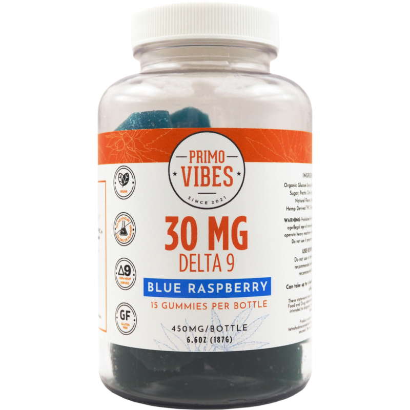 Primo Vibes Delta 30mg 9 Gummies
