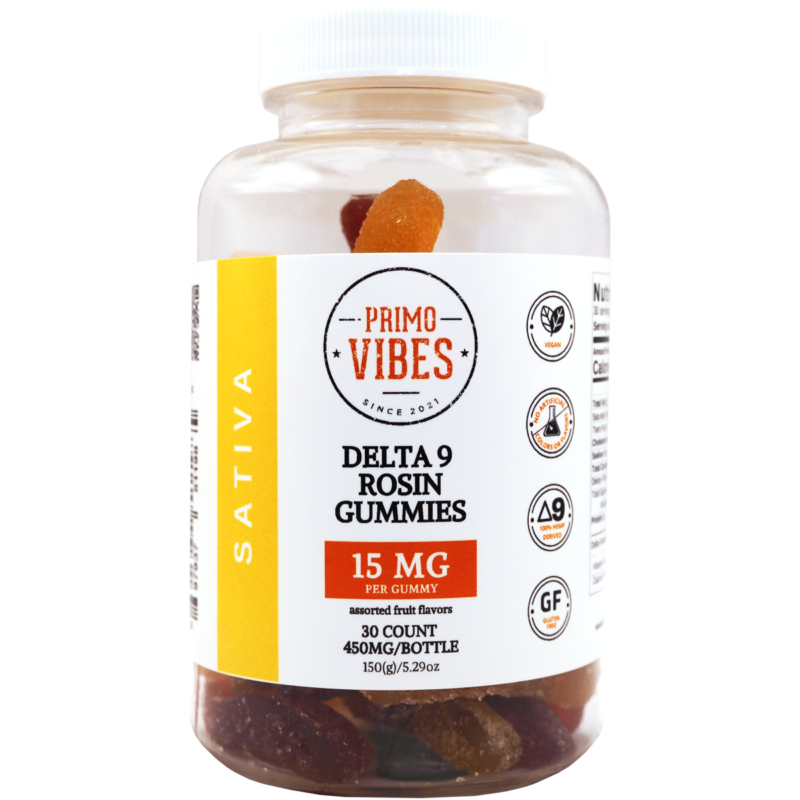 Primo Vibes Delta 9 Rosin Gummies
