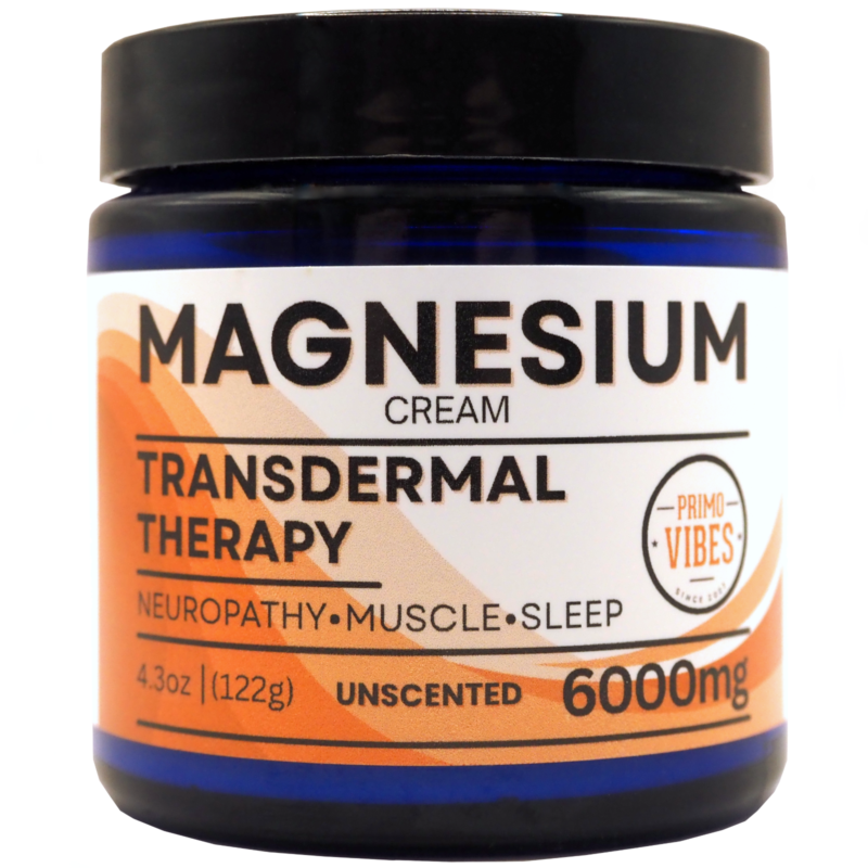 Primo Vibes 6000mg Transdermal Therapy Magnesium Cream