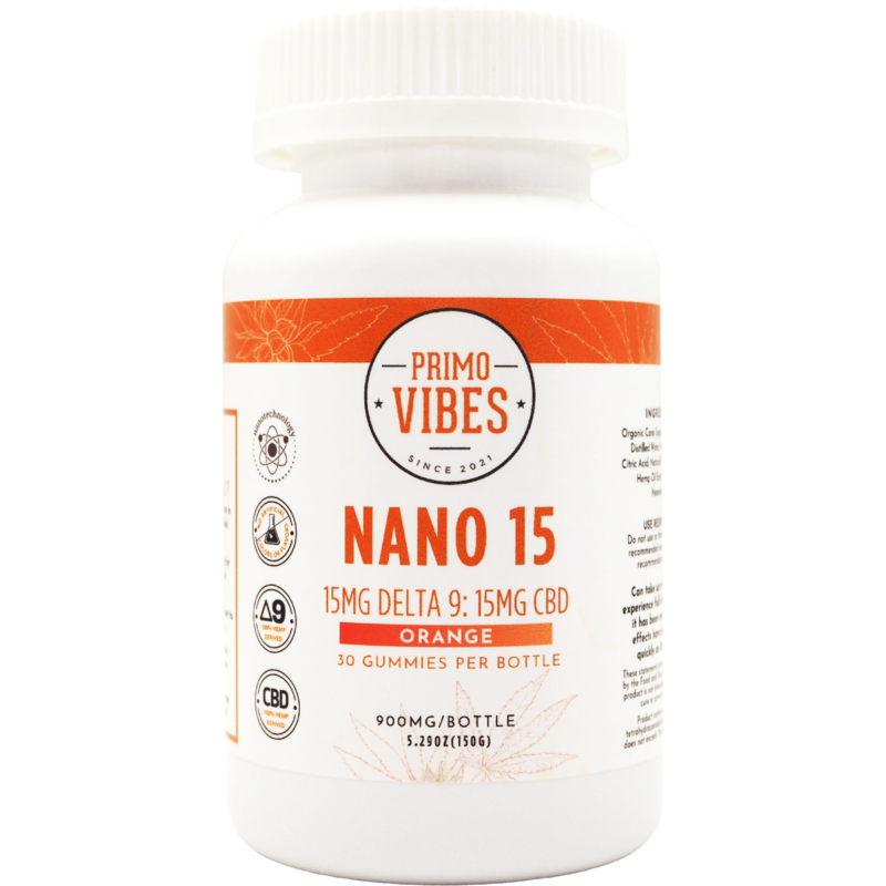 Primo Vibes Nano 15 Gummies