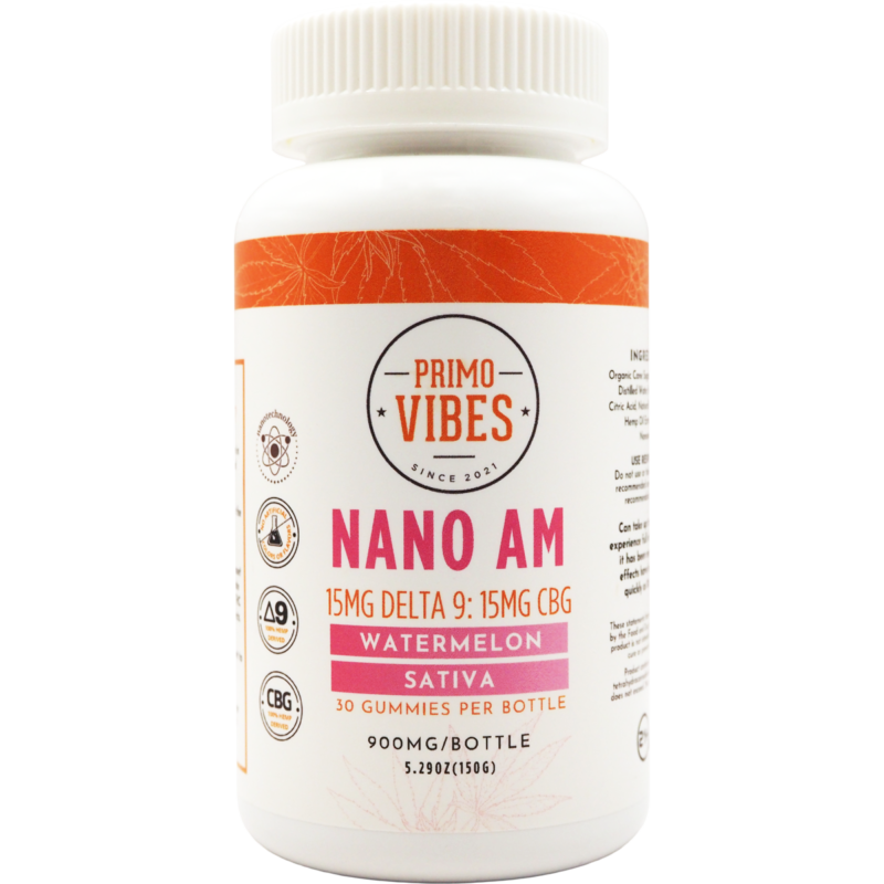 Primo Vibes Nano AM Gummies