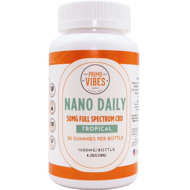 Primo Vibes Nano Daily CBD Gummies