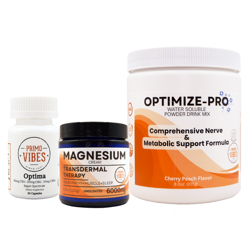 Primo Vibes 3-Piece Neuropathy Support Bundle